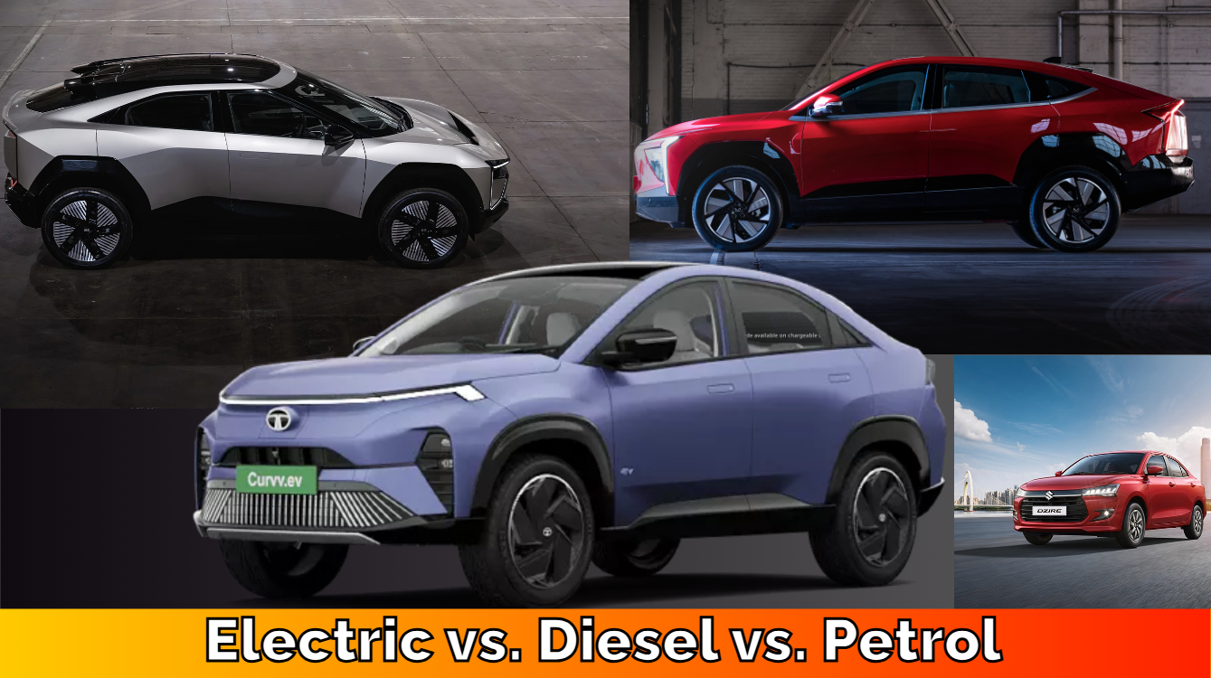 Electric cars vs. Diesel vs. Petrol